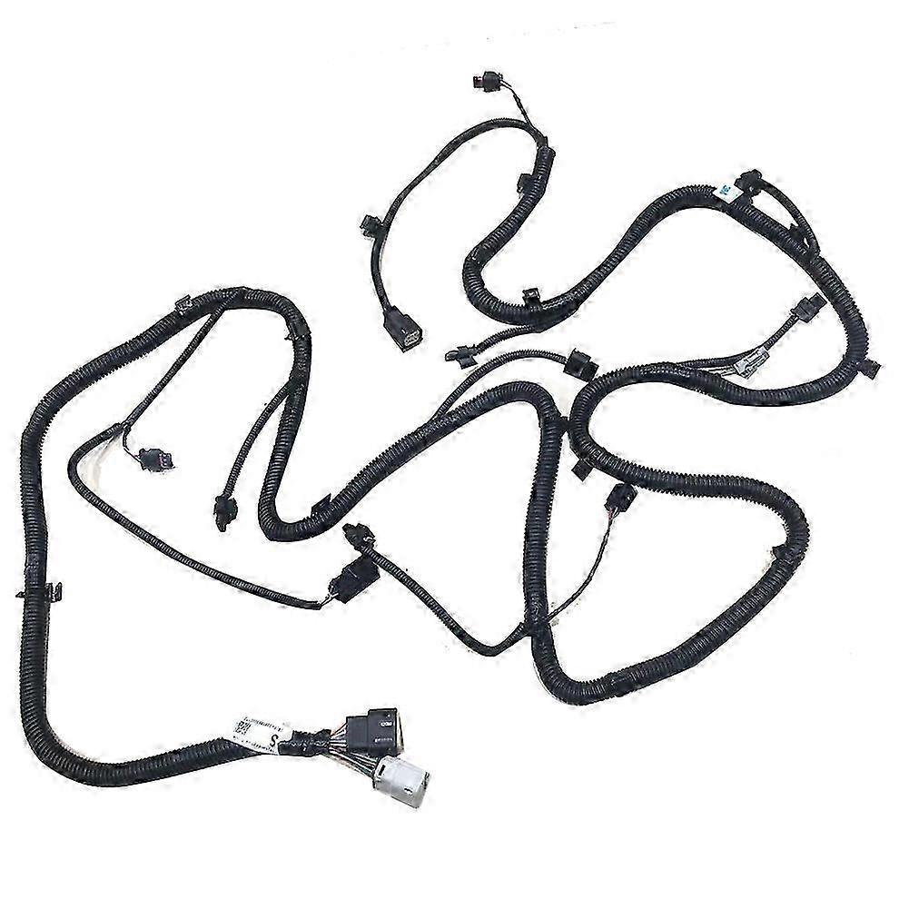 Front Radar Bumper Wiring Harness Compatible with Tesla Model S 2016-2021 OE 1004420-04-T 100442004T Black Plastic Direct Replacement