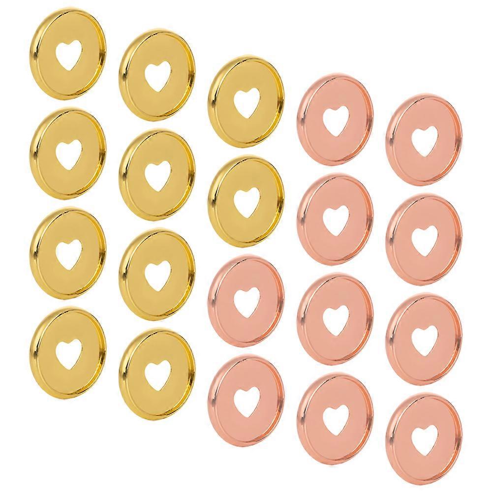 Discbound Discs Planner Binding Discs for Loose-Leaf Binding 20Pcs Assorted Color