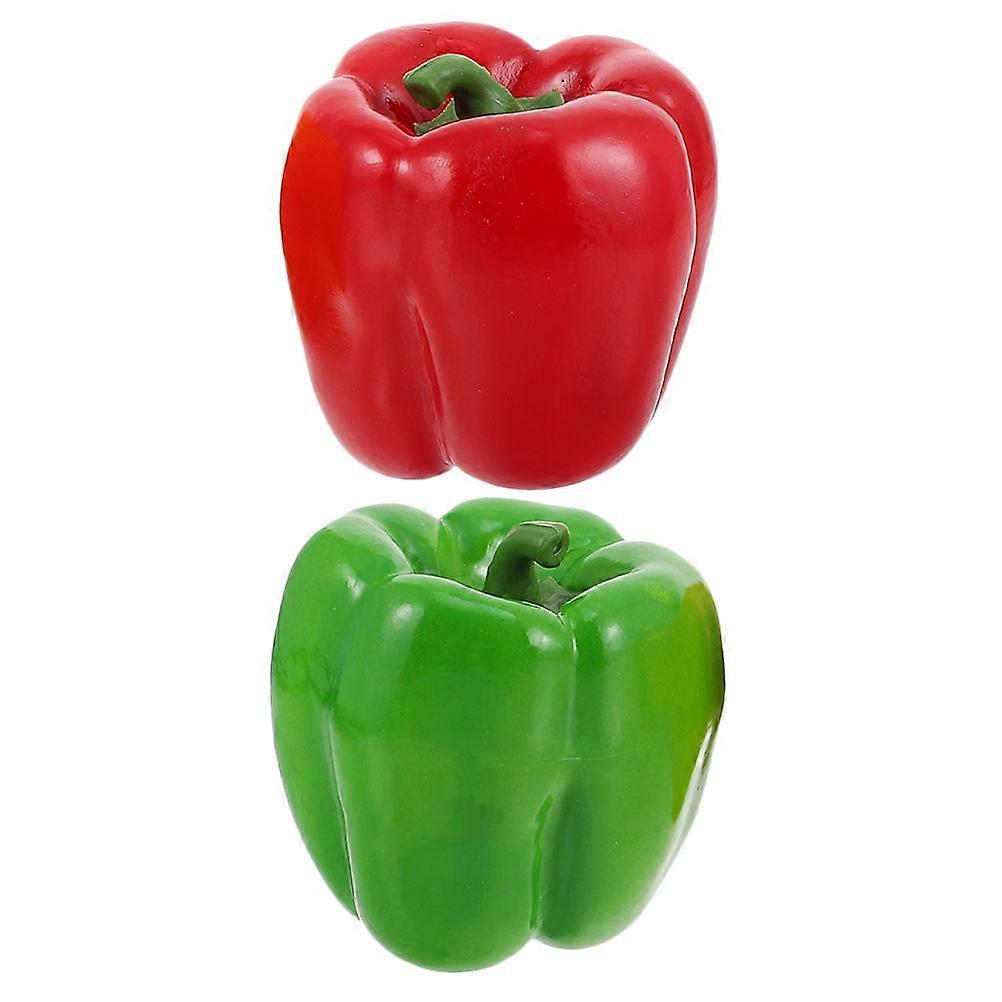 Fake Vegetable Simulation Model for Decoration 4Pcs