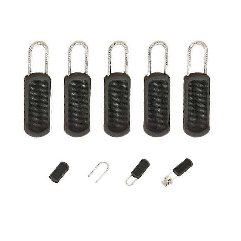 5pcs Zipper Pull Replacement, Universal Zipper Pull Replacement Kit, Removable xepa