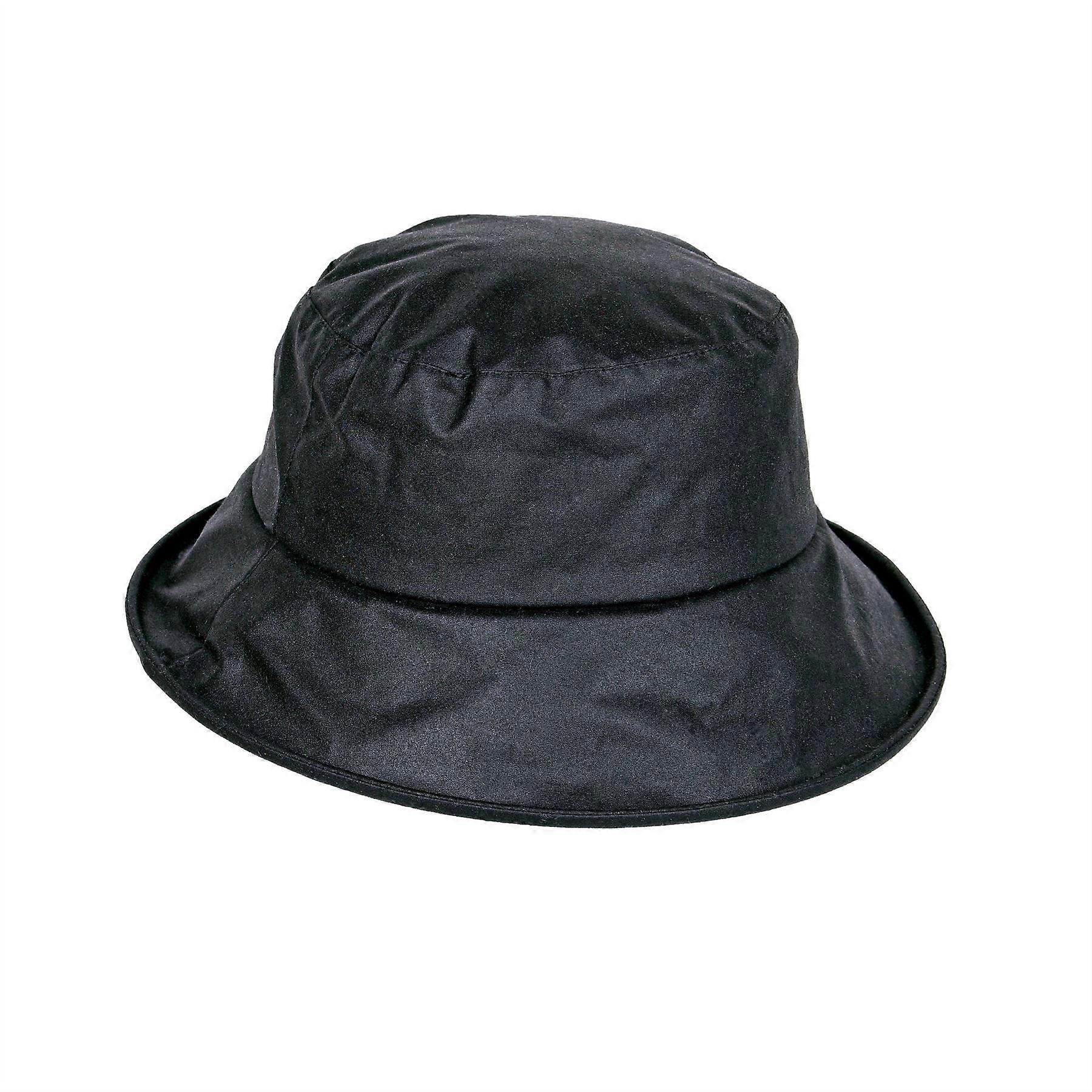 Ailsa Wax Downbrim Hat ZH224 Black