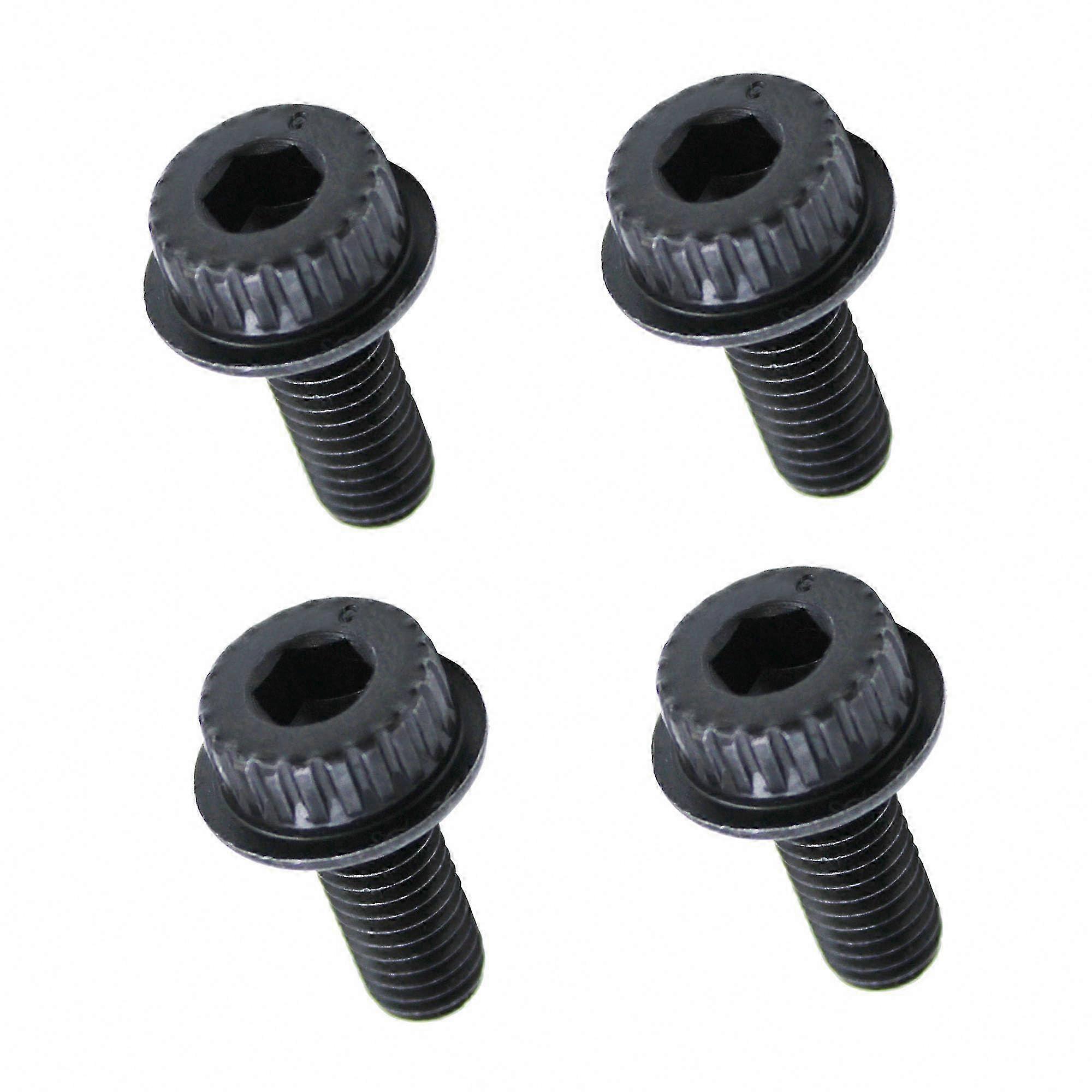 4-Pack Left-Hand Thread Miter Saw Blade Bolt, Compatible with Various Models, Durable Metal Construction