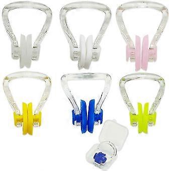 SHVY Lot de 6 pinces-nez de natation pour enfants, pinces-nez en silicone étanches
