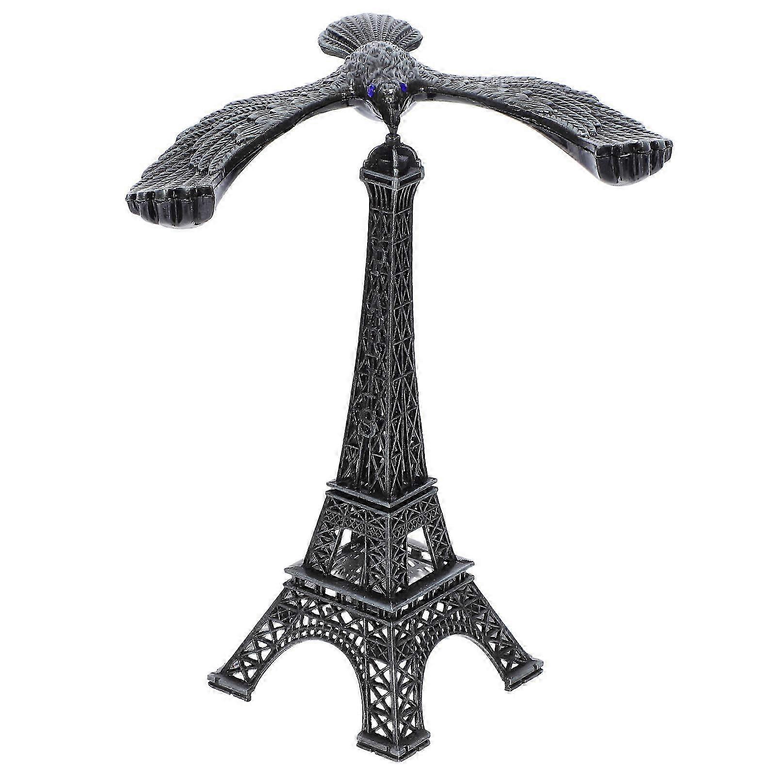 Zinc Alloy Eiffel Tower Model Decor with Balancing Eagle for Office Use