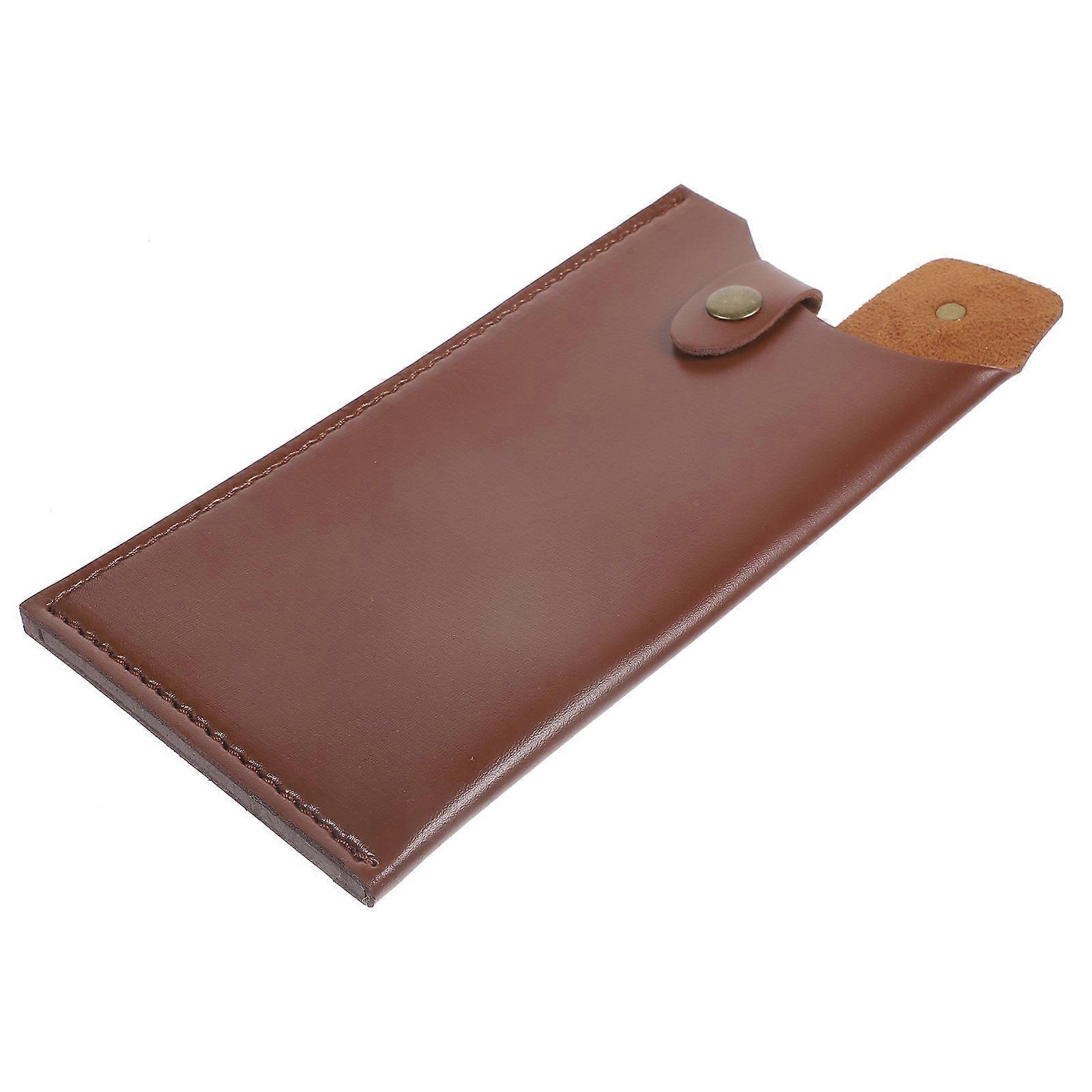Brown Artificial Case for Protective Cover Practical Sheath