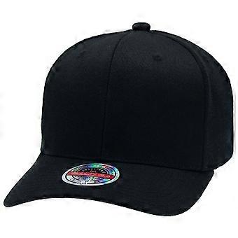 M&N Stretch Snapback Classic Red Stretch-Fit Cap zwart