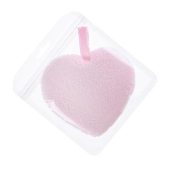 Cleaning Pads Makeup Powder Puff for Women Use 3Pcs Pink Heart Shape