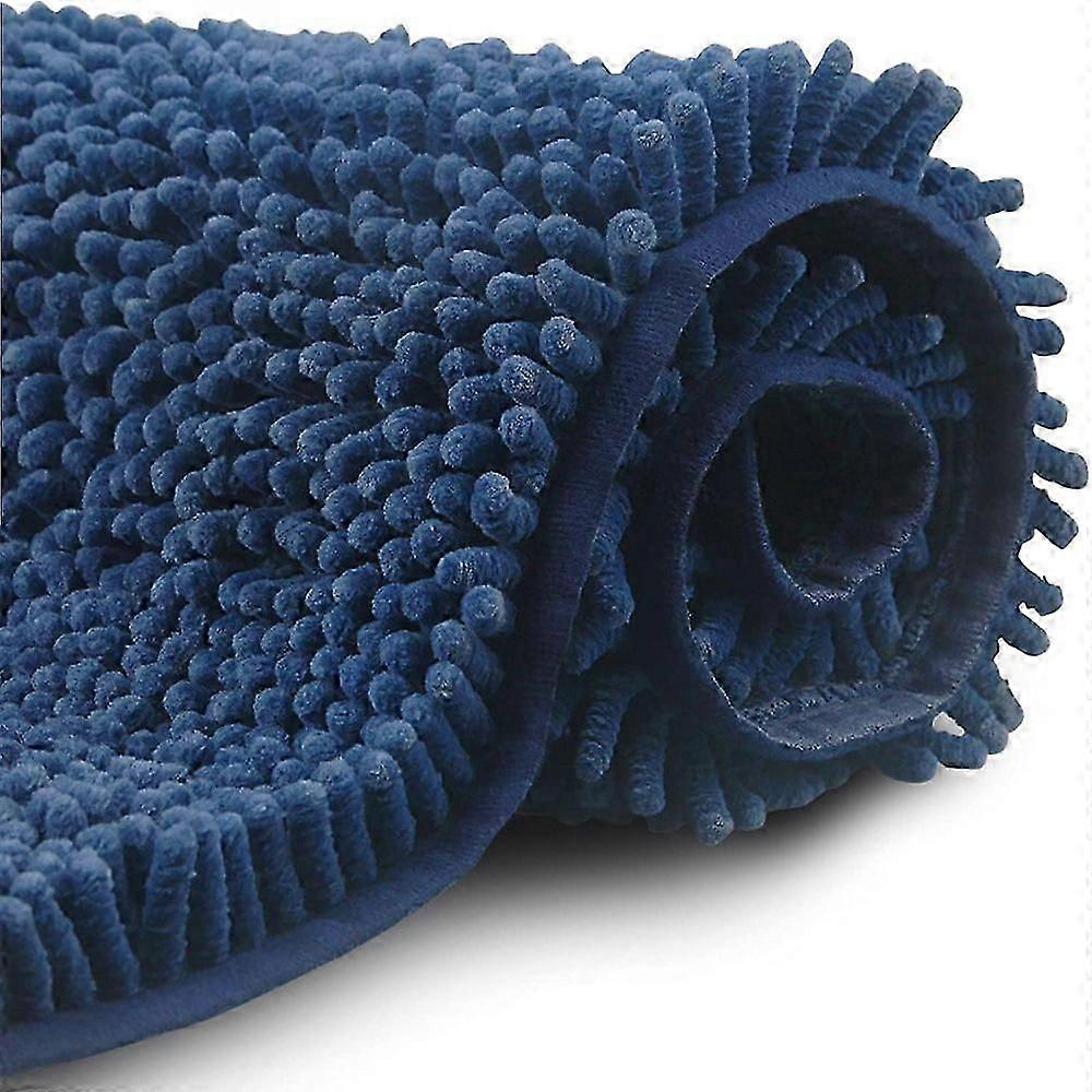 Luxurious Chenille Bath Rug, Super Soft Fluffy Microfiber
