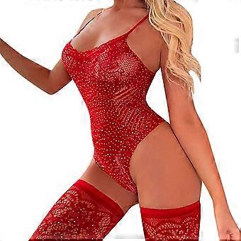 Sexy lingerie voor dames, rood, one size QD