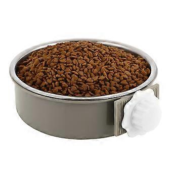 Cage Pet Bowl Cat Dog Feeder Hanging Dog Feeding Bowl En acier inoxydable Dog Food Water Bowl Pet Supplies
