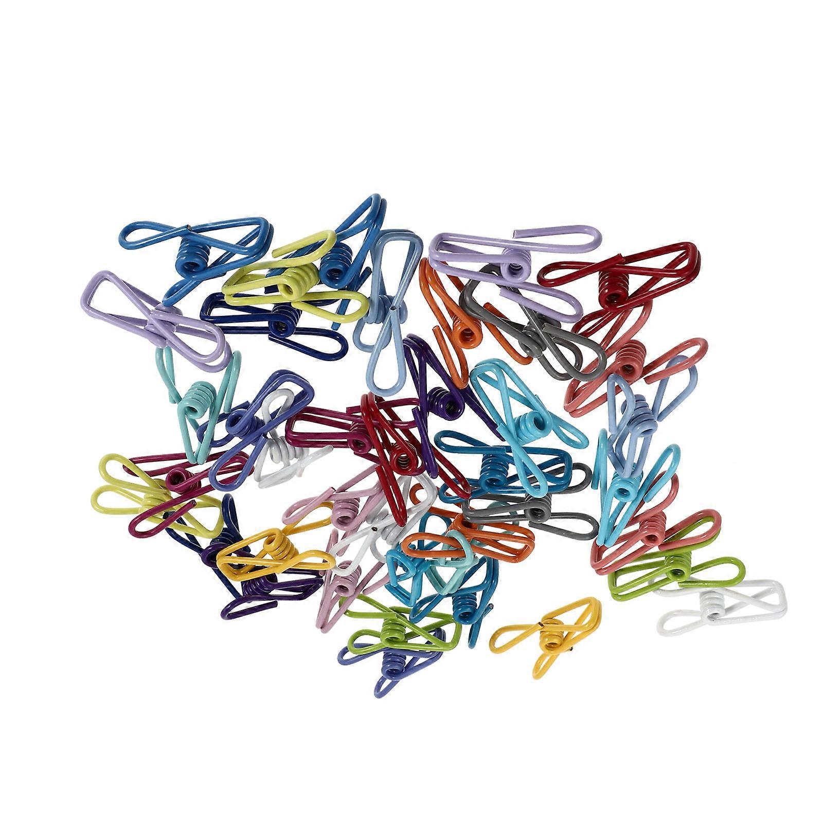 Photo Fixing Clips Household Clips Multi-Function 40Pcs Assorted Color