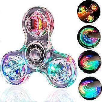 Fidget Hand Giocattoli, Stress Relief Toy, Anti-Anxiety, Brain Development, Gift for Children and Adults - Crystal-White