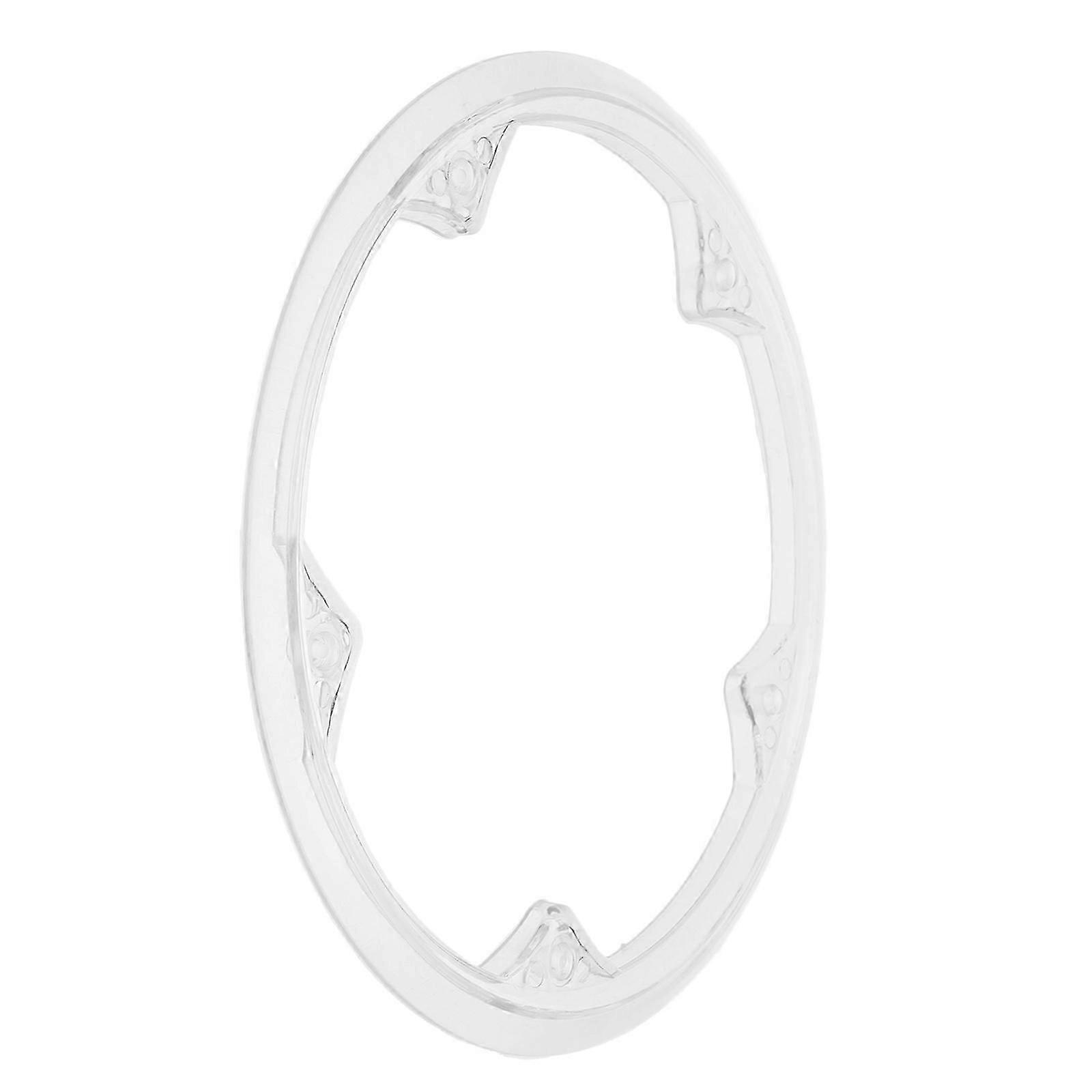 Bike Chainring Guard for Replace 2Pcs Transparent Plastic Bicycle Protector