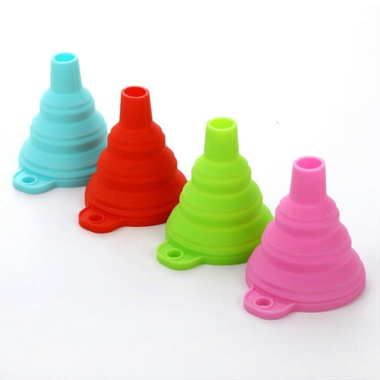 2-Pack - Silicone Funnel - Collapsible - 7 cm