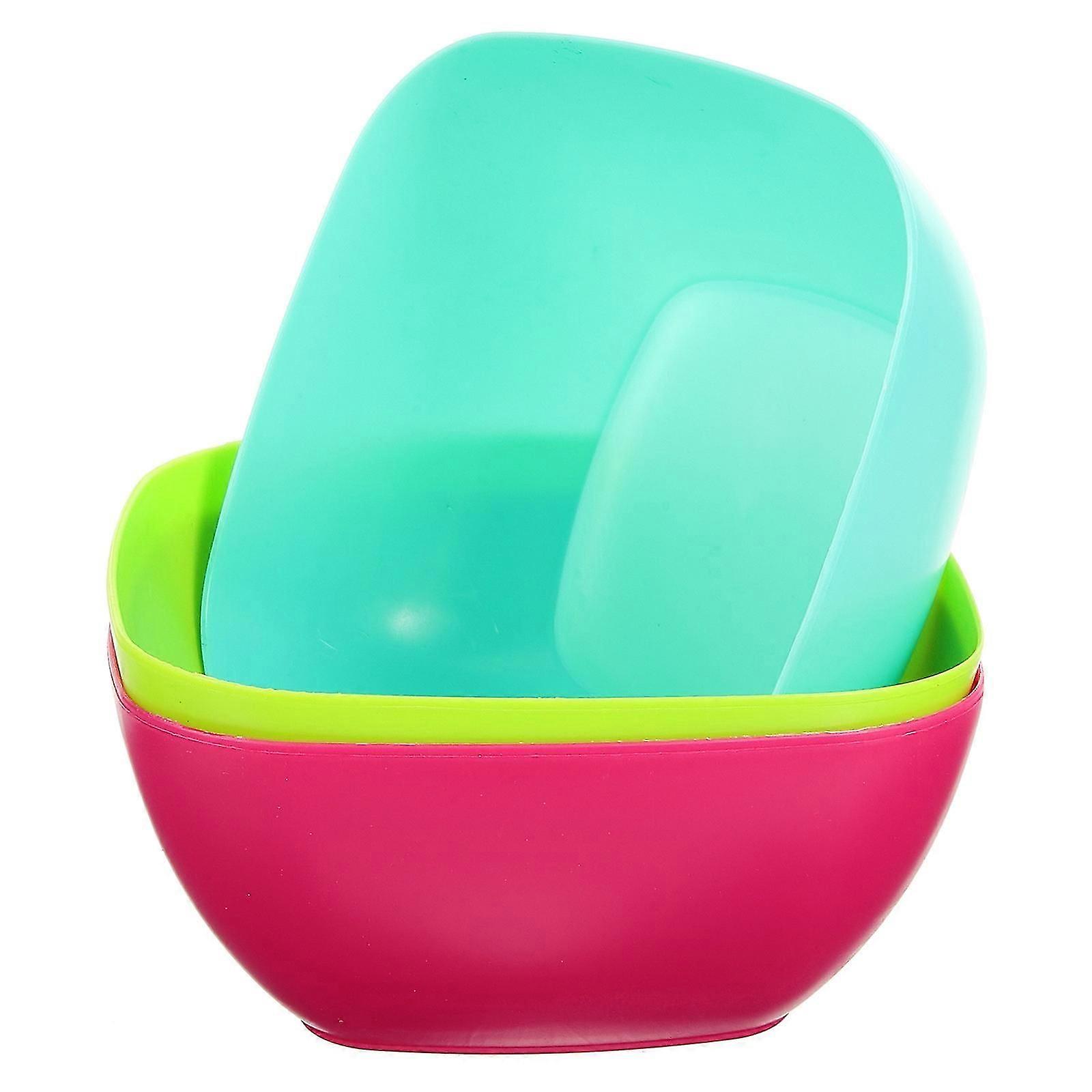 3Pcs Fruit Candy Storage Trays | Home Use Assorted Color