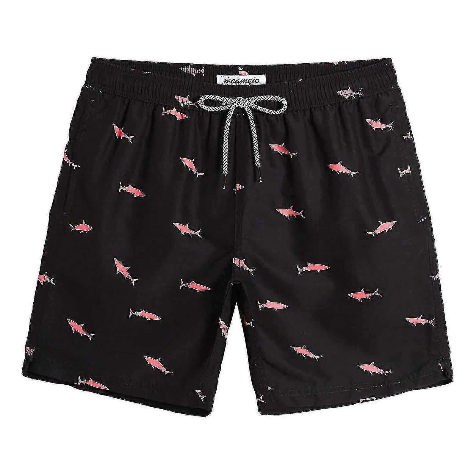 Costume da bagno da uomo ad asciugatura rapida con fodera in rete, pantaloncini da spiaggia divertenti, nuovo arrivo S06