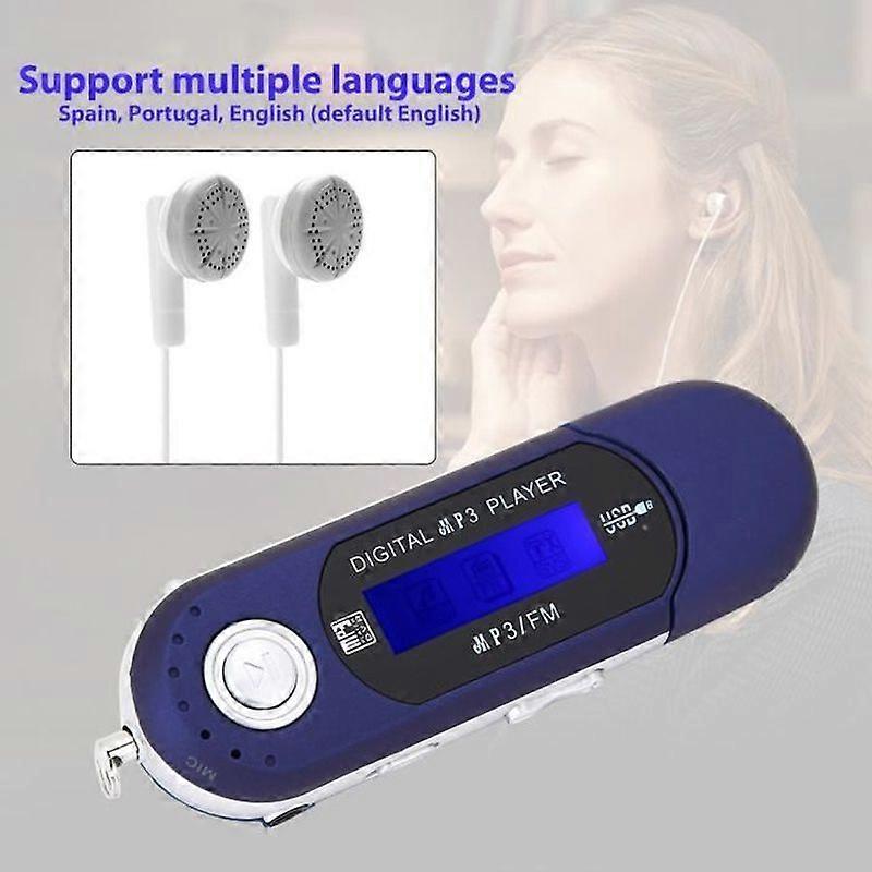 USB Key MP3 Player FM Silver HAN9
