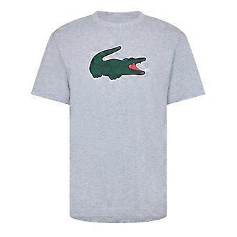 Camiseta de algodón con estampado de cocodrilo para hombre de Lacoste.