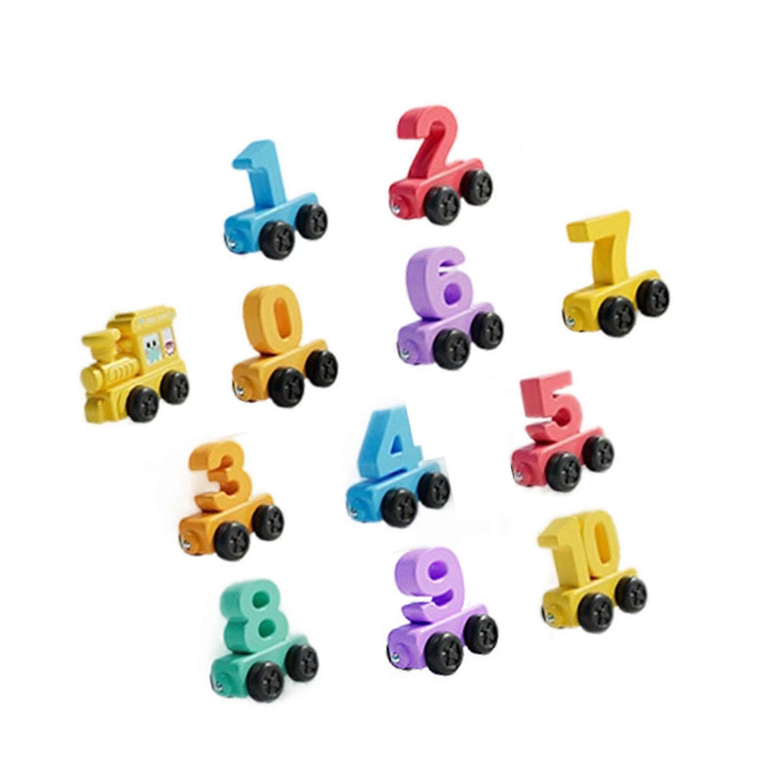 Fun And Safe Magnetic Numbered Trains Encourage Parent Child Bonding Through Play Multicolor