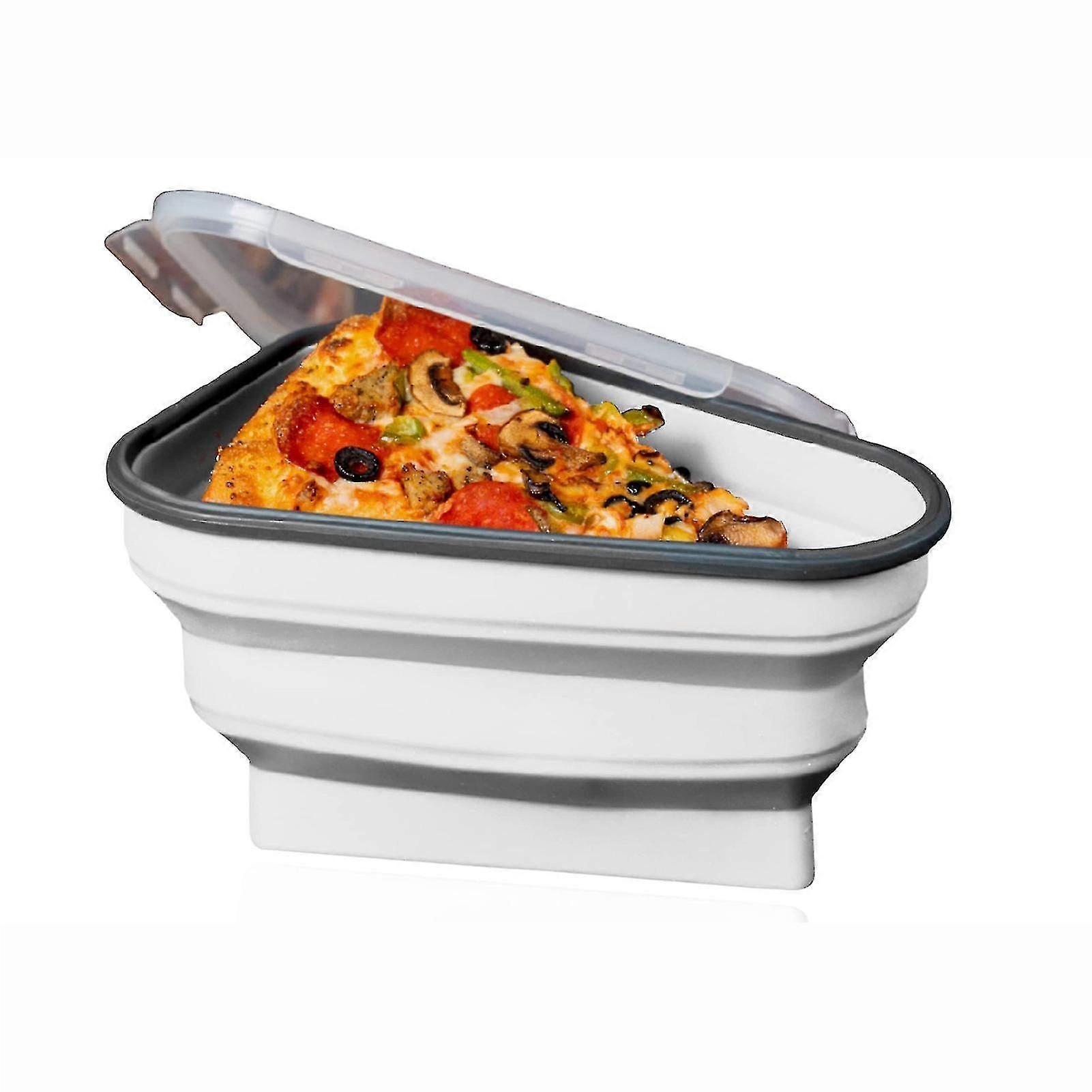 Foldable Silicone Reusable Pizza Shape Storage Container