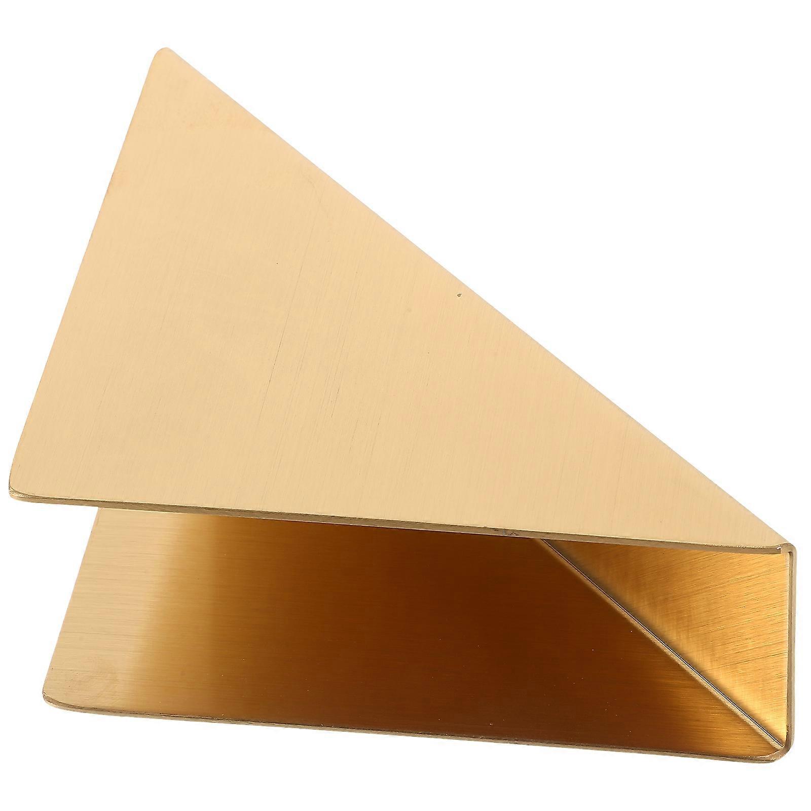 Napkin Rack Triangular Metal Tissue Holder for 5Pcs Practical Use