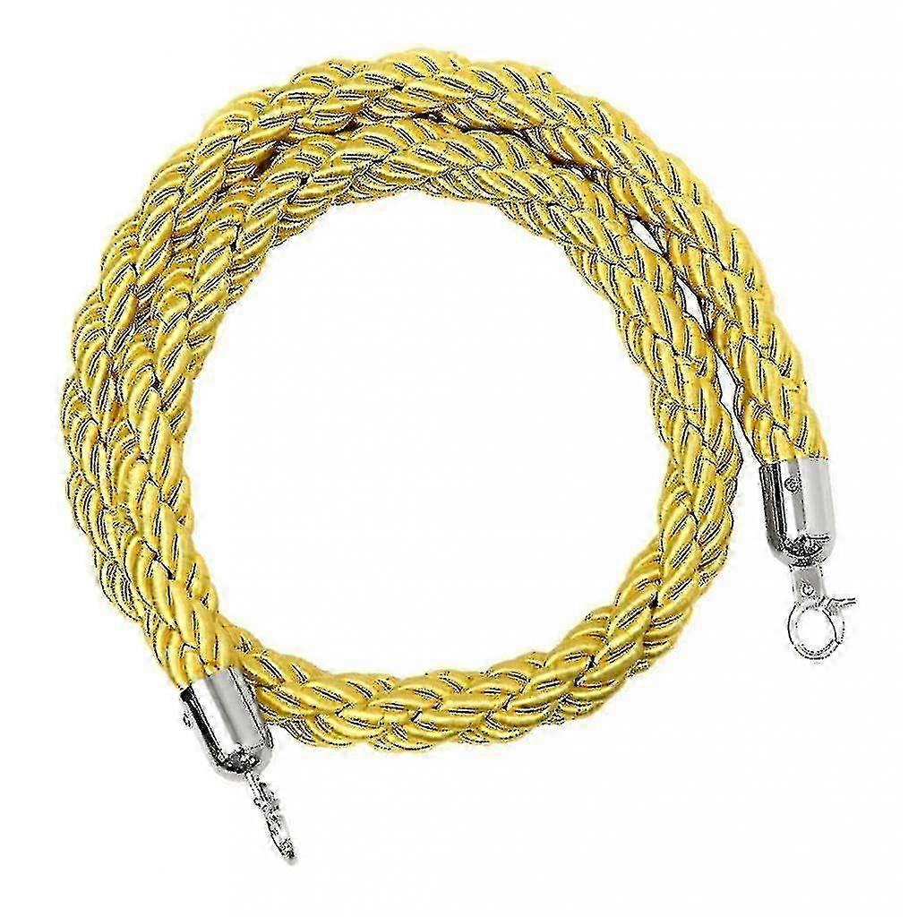 Barrier Rope Crowd Control Stanchion Queue Twisted Rope With Hooks