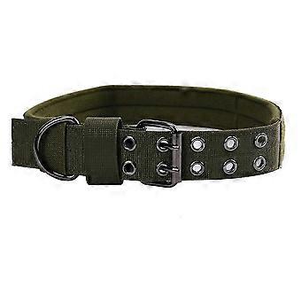 Adjustable Large Dog Collar, Heavy Duty Nylon Material with Stainless Steel Hardware, Military Grade Construction for Extra Strength, Reflective