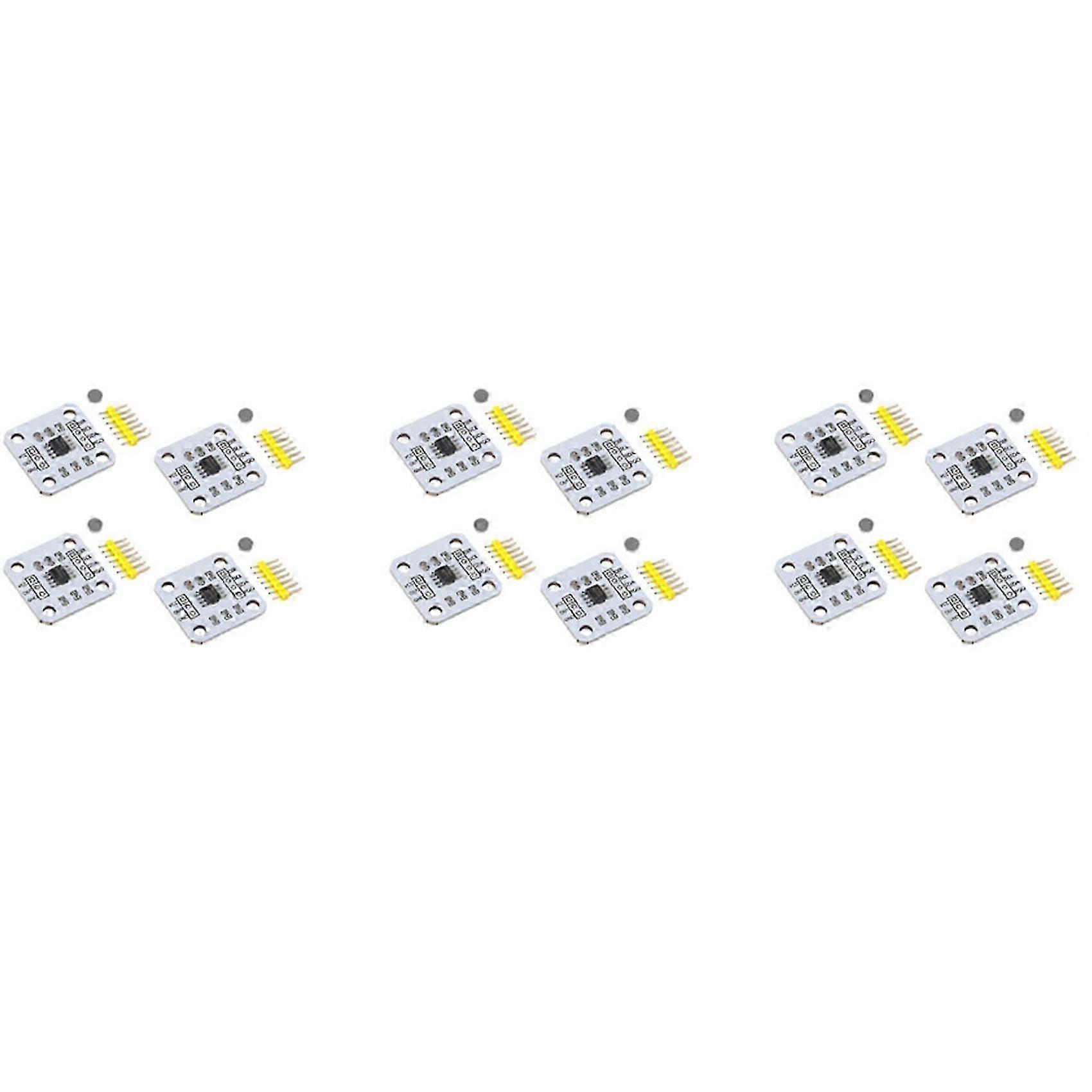 12Pcs AS5600 Magnetic Encoder Magnetic Induction Angle Measurement Sensor Module 12Bit High Precision