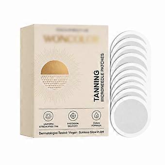 2pcs Tanning Micro-needle Patches, Natural Even Tan, Short Time Coloring, Moisturizing, Hygienic Packaging