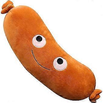 19.6 inches Food Sausage Plush Stuffed Pillow, Cartoon Creative Soft Sofa Cushion, Cute Children's Toys, Home Decoration