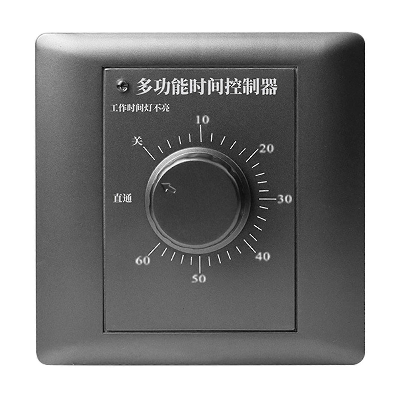 Time Switch Home Timer Switch Kitchen Mechanical Timer Switches Sockets Cover Timer Switch 86mm Light Switch 220V Wh
