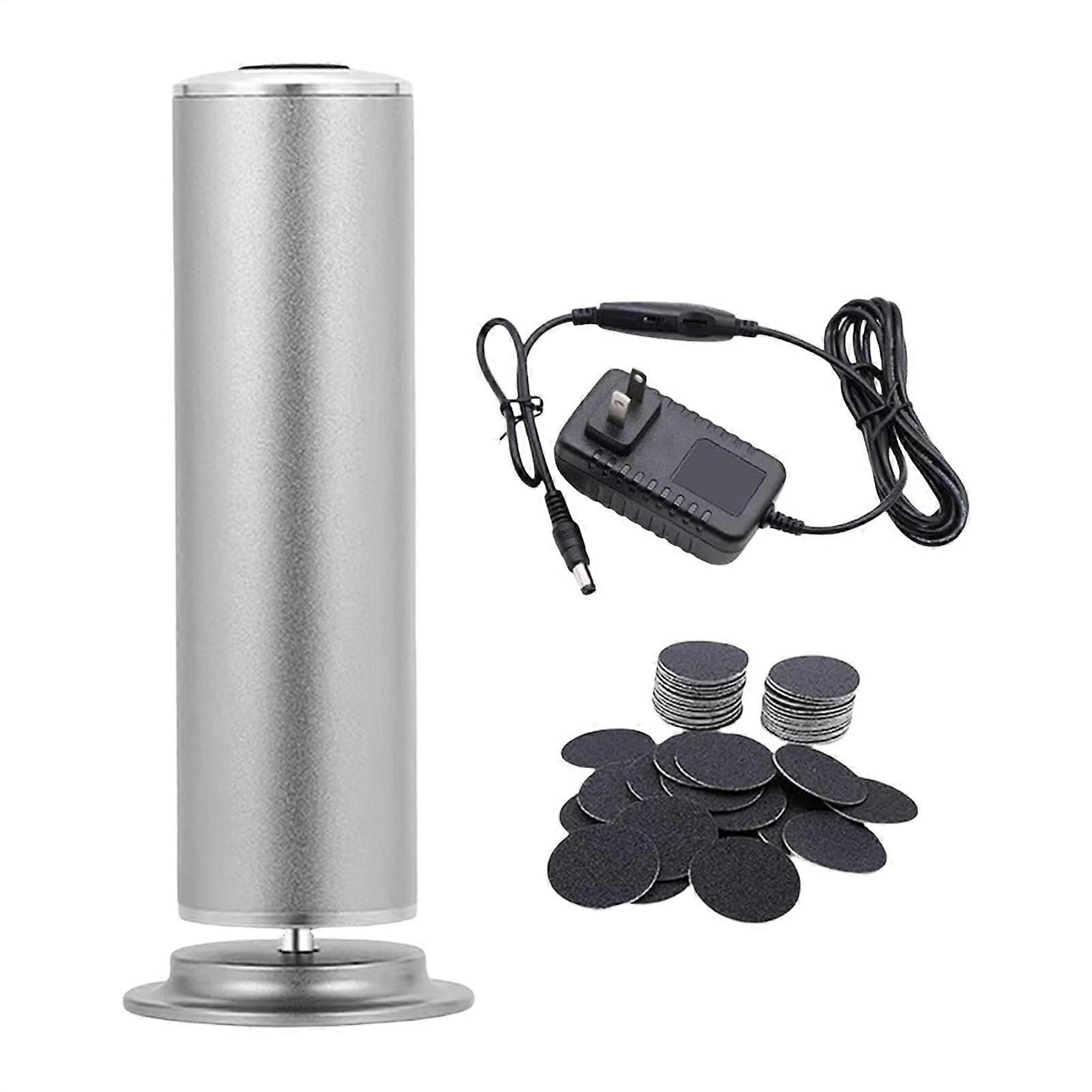 Electric Foot File Callus Remover with 60 Replaceable Sandpapers and Adjustable Speed Control