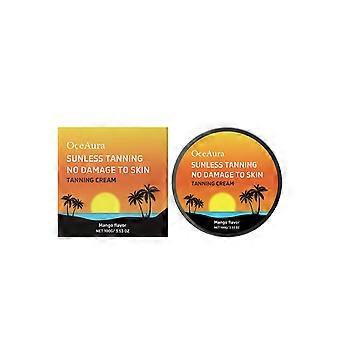 Crème corporelle assombrissante à la mangue, formule végétale douce, couleur blé naturelle, hydratante longue durée, non collante, 100 g
