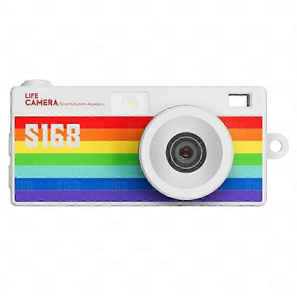 S168 1.47 Inch 2K HD Mini Digital Camera CCD Thumb Camera with Flash Light Loop Recording