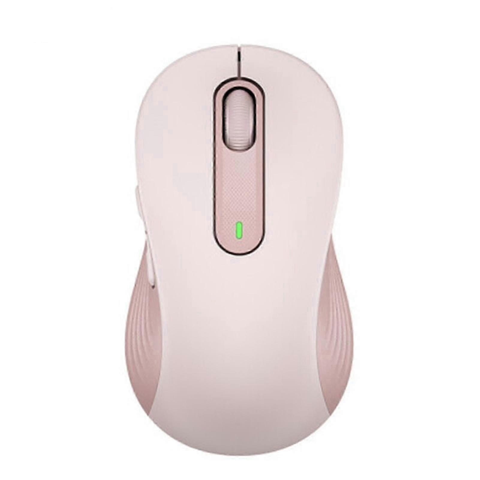 M650 wireless mouse 2.4ghz bluetooth-compatible dual modes ergonomic dpi adjustable mutepink [MI]