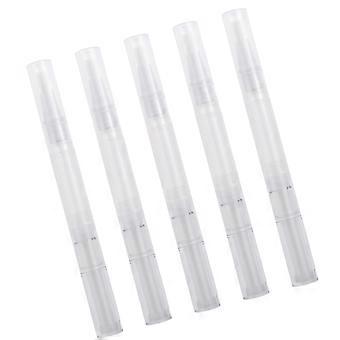 12Pcs Transparent Empty Nail Oil Pen for Holding Lip Gloss Or Nail Oil