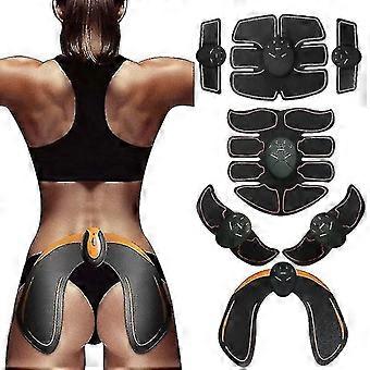 Muscle Stimulator Ems Wireless Abs Minal Muscle Trainer Toner Body Fitness Hip Trainer Shaping Patch Sliming Trainer Unisex -gt