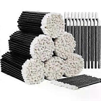 50/100/500pc Disposable Lip Lint Free Applicators Lipstick Testers Wands Applicators compatible with Makeup Lip Brushes Makeup Beauty Tool