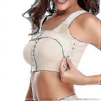 Post-Surgery Breast Support Bra with Wide Shoulder Straps for Implant Stabilization and Compression