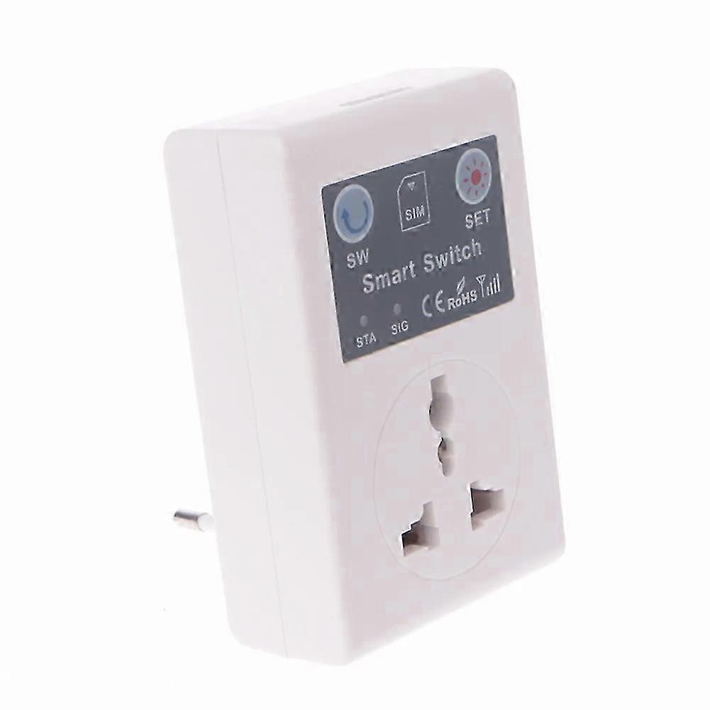 EU Phone RC Remote Wireless Control Smart Switch GSM Socket Power Plug Remote Socket