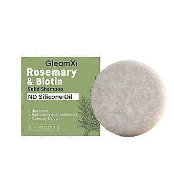Gleamxi Rosemary Shampoo Soap Daily Moisturizing Refreshing Hair Care Fluffy Soft Gentle Hair Cleaning Care