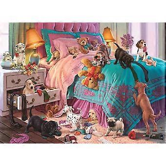 Naughty Puppies Jigsaw Puzzle VV022