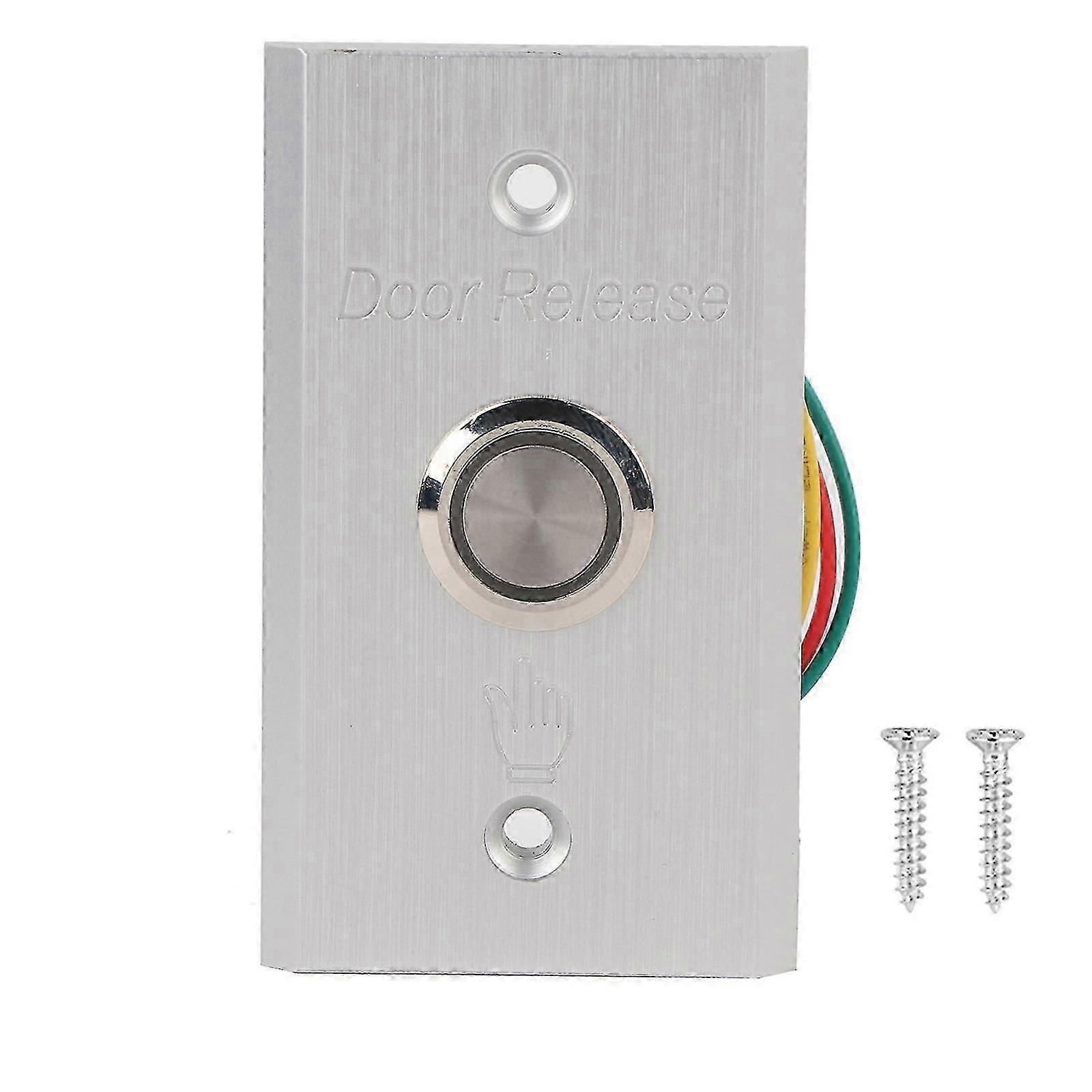 Door Access Control System Exit Button Door Push Release Switch With Indicator Light 26-27