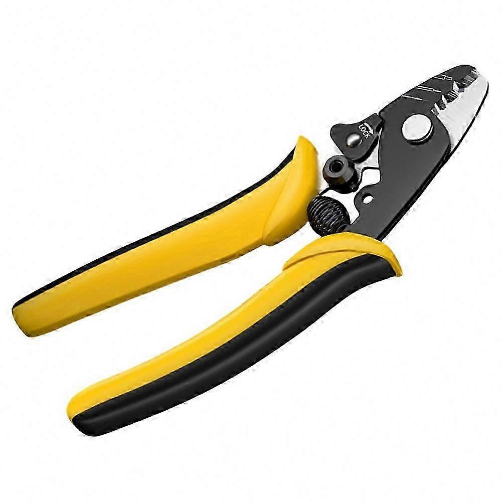 Fiber Optic Cable Stripping Pliers, 3 Hole Multifunctional Stripping Tool