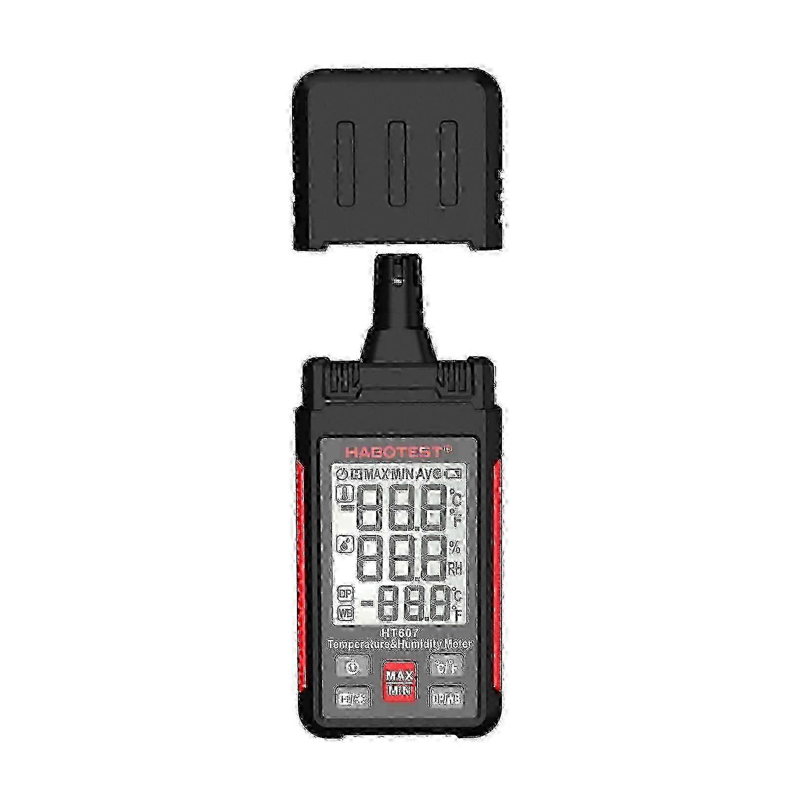 Digital Multi-functional Hygrometer, Ht607, Four-in-one Multi-functional with Large Measurement Range