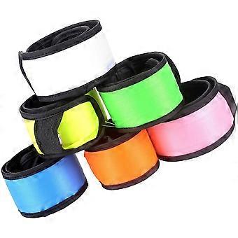 Wear-Resistant Slap Bracelet LED Bracelet for Outdoor Use 6Pcs Children