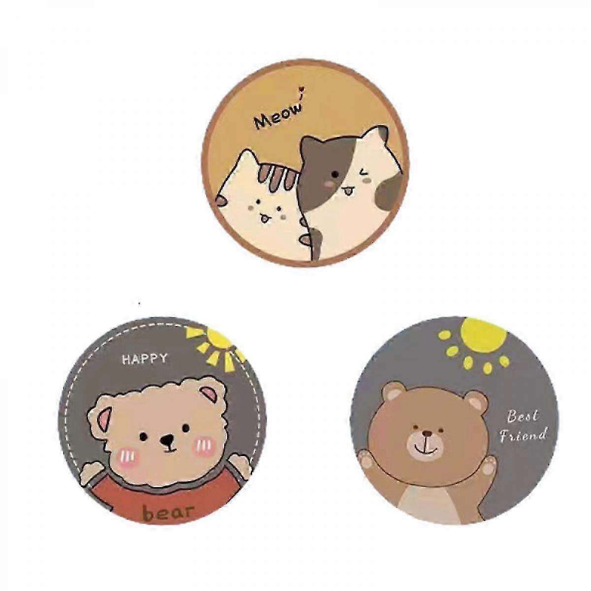 Coasters Set Drinks Drink 3pcs
