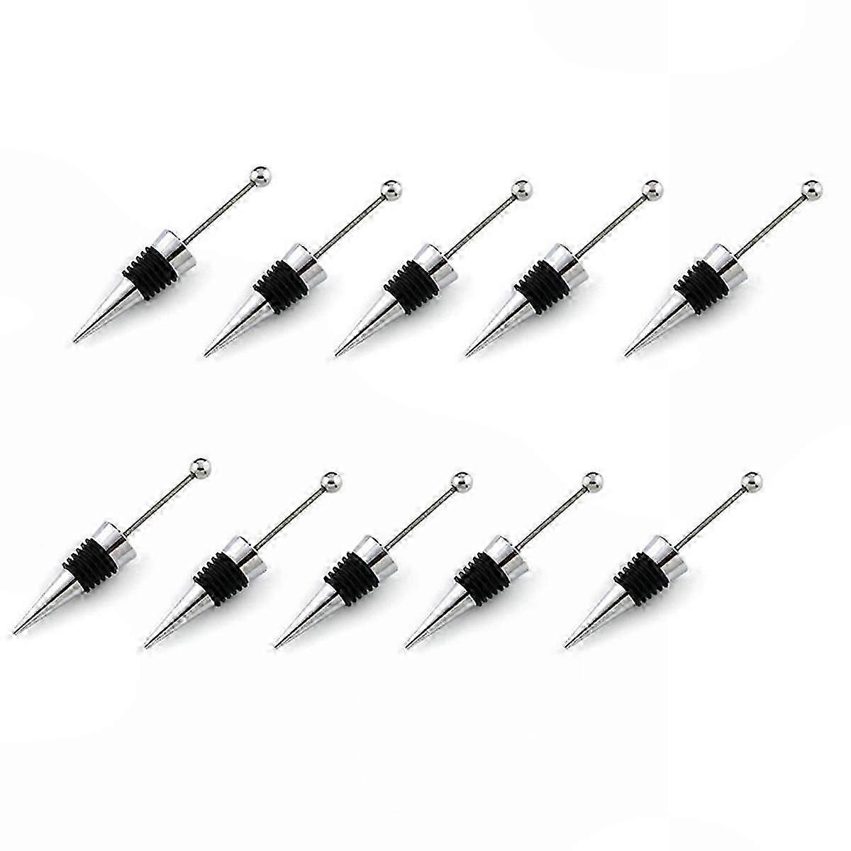 Wine Bottle Stopper, 10-Pack Lampwork Rhinestone & Beaded Decorative Set