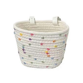 Handwoven Kids Bicycle Storage Basket