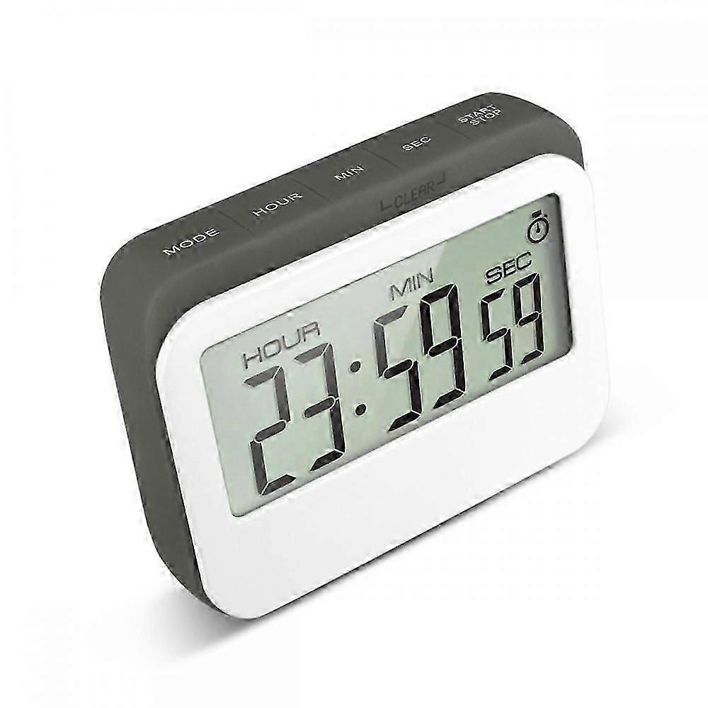 Rechargeable Digital Kitchen Timer with Countdown and Countup Functions, Features LED Display for Time Management, Ideal for Cooking, Desktop Use, Kid